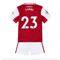 Arsenal Albert Sambi Lokonga #23 Hjemmebanesæt Børn 2022-23 Kortærmet (+ Korte bukser)